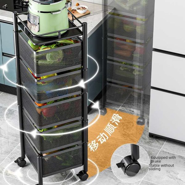 4-Layer Rotating Storage Rack