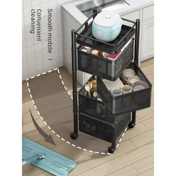 4-Layer Rotating Storage Rack