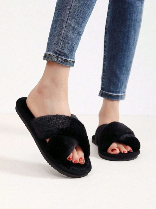 Ladies Slippers black Ladies Slippers