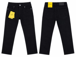 Black Straight Jean