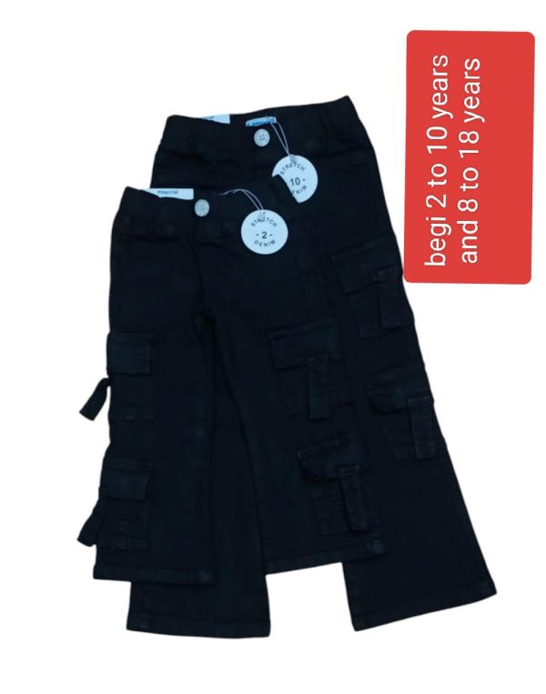 Boys Baggy Jean C01 black Boys Baggy Jean C01