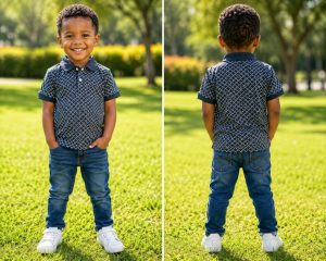 Boy's Fancy Polo