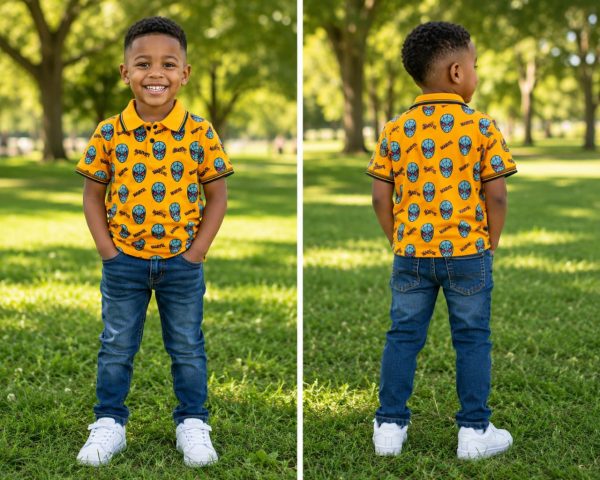 Boys Fancy Polo A04 Boys Fancy Polo