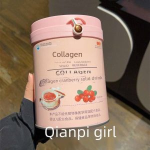 Collagen cranberry beverage
